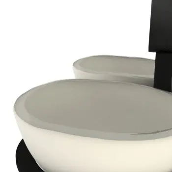 My Glass Studio Nut Bowl, Cream - Set of 4 - Dia: 16 cm, H: 9 cm