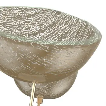 My Glass Studio Nut Bowl, Green - Set of 2 - Dia: 15 cm, H: 18 cm