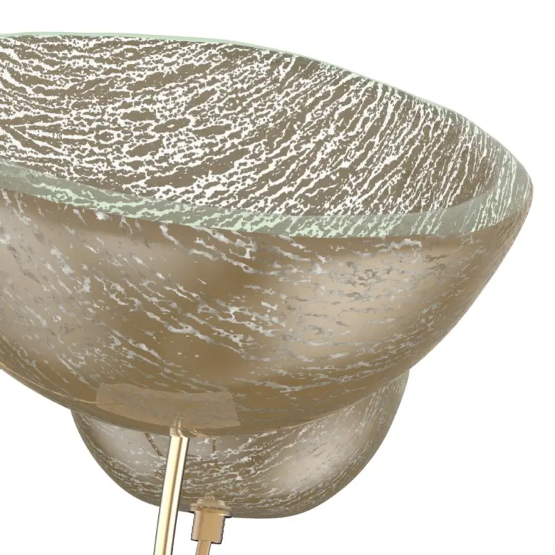 My Glass Studio Nut Bowl, Green - Set of 2 - Dia: 15 cm, H: 18 cm