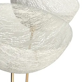 My Glass Studio Nut Bowl, Cream - Set of 3 - Dia: 15 cm, H: 18 cm