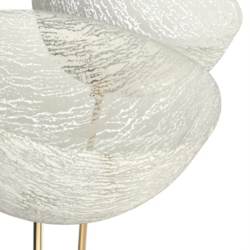 My Glass Studio Nut Bowl, Cream - Set of 3 - Dia: 15 cm, H: 18 cm