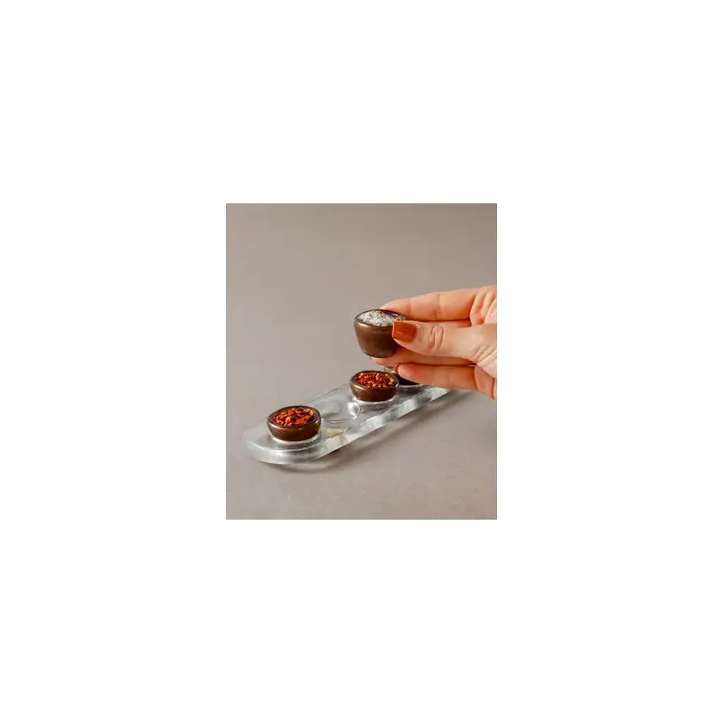 My Glass Studio Dip Bowl Set, Black - Set of 6 - 22.0 x 5.7 x 2.4 cm