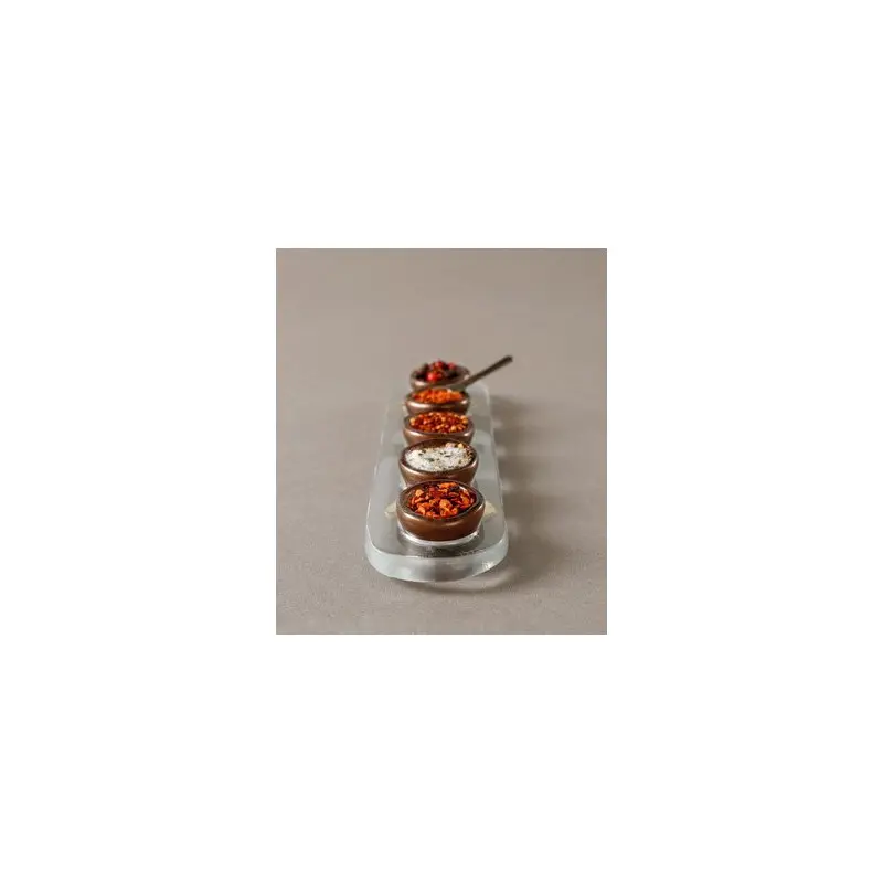 My Glass Studio Dip Bowl Set, White - Set of 6 - 22.0 x 5.7 x 2.4 cm