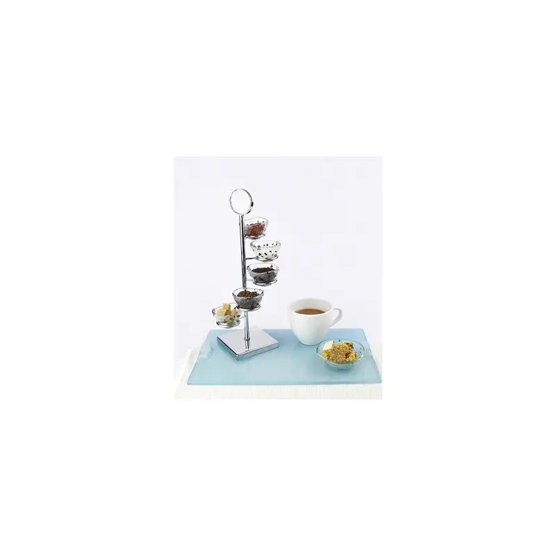 My Glass Studio Dip Bowl Set, Grey - Set of 2 - 21.9 x 21.9 x 49.0 cm