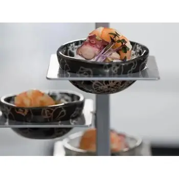 My Glass Studio Dip Bowl Set, Cream - Set of 2 - 21.9 x 21.9 x 49.0 cm