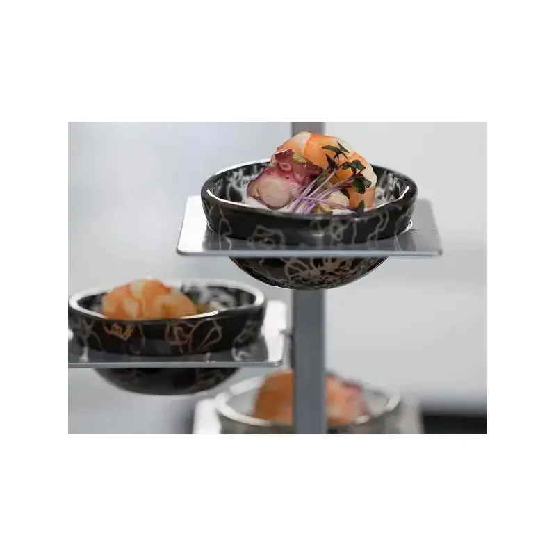 My Glass Studio Dip Bowl Set, Cream - Set of 2 - 21.9 x 21.9 x 49.0 cm
