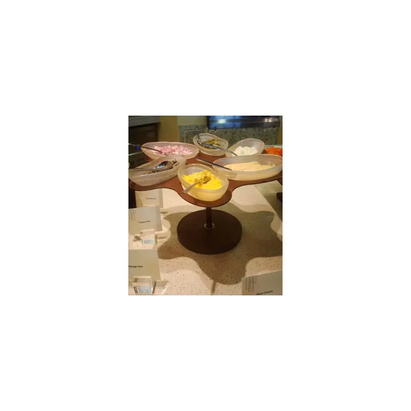 My Glass Studio Dip Bowl Set, Grey - Set of 2 - Dia: 30 cm, H: 14 cm