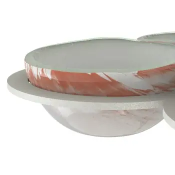My Glass Studio Appetizer Server, Grey - Set of 2 - 36.0 x 28.0 x 36.0 cm