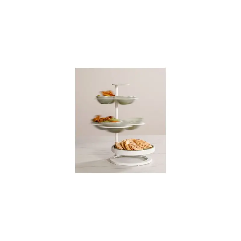 My Glass Studio Appetizer Server, Natural - Set of 2 - 36.0 x 28.0 x 36.0 cm My Glass Studio Appetizer Server, Natural - Set of 2 - 36.0 x 28.0 x 36.0 cm