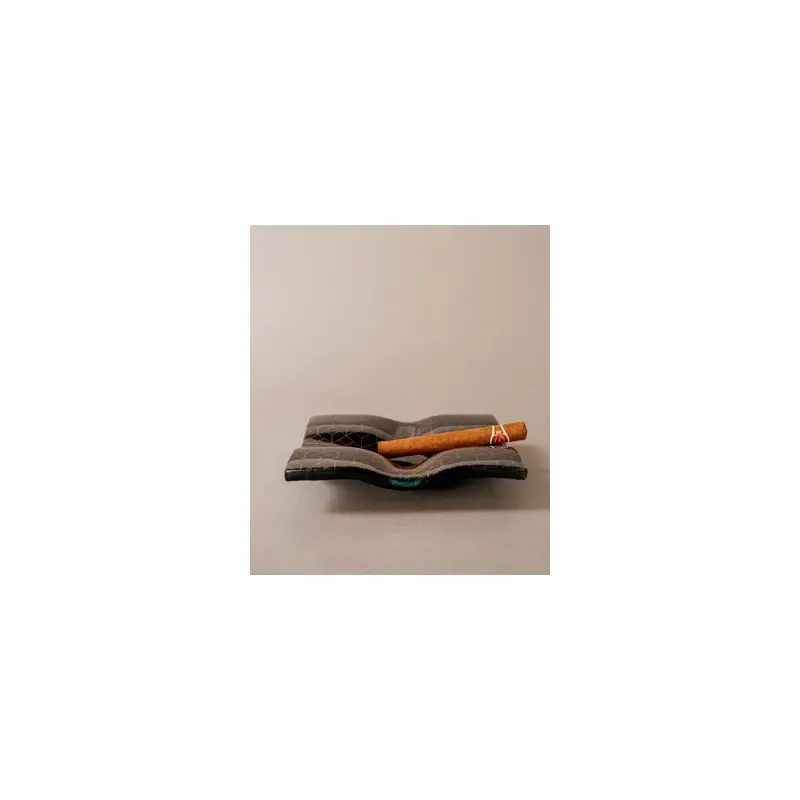My Glass Studio Ashtray, Black - Set of 6 - 20.0 x 20.0 x 4 cm