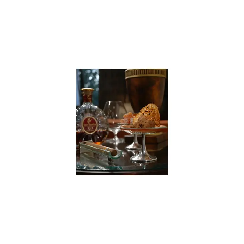 My Glass Studio Ashtray, Grey - Set of 10 - 20.0 x 4.3 x 3.3 cm