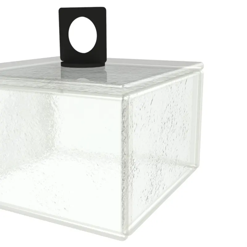 My Glass Studio Glass Food Cover, Clear - Set of 4 - 11.0 x 11.0 x 10.0 cm