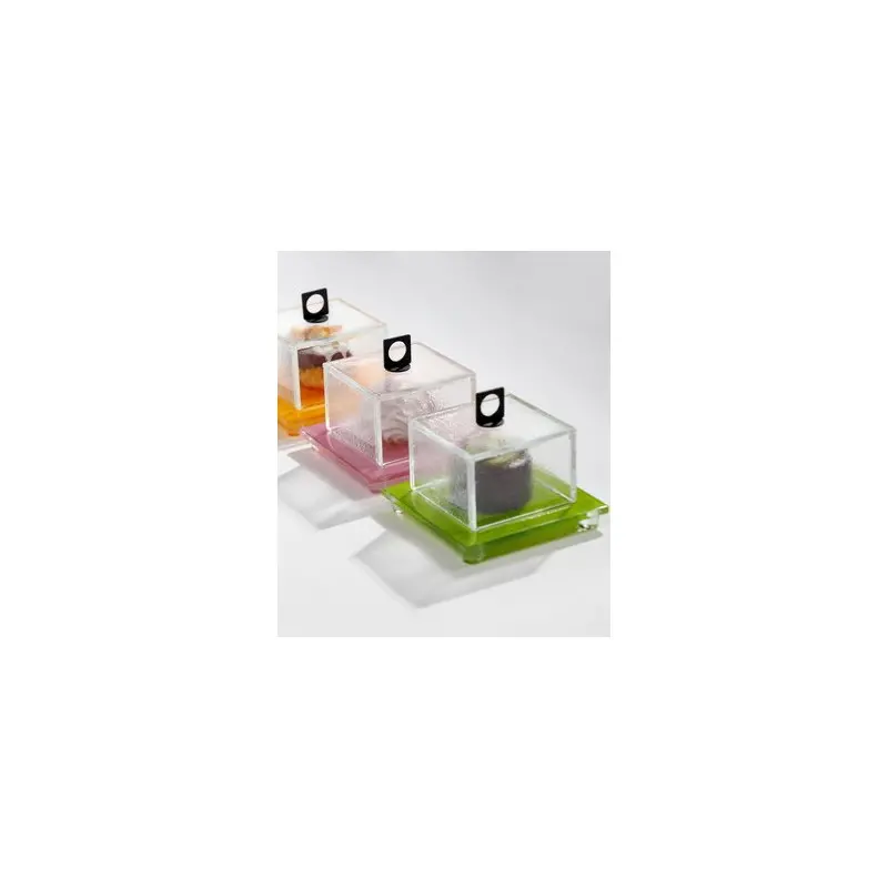 My Glass Studio Glass Food Cover, Clear - Set of 4 - 11.0 x 11.0 x 10.0 cm