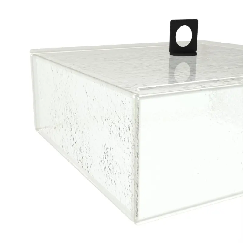 My Glass Studio Glass Food Cover, Clear - Set of 3 - 23.0 x 23.0 x 12.0 cm