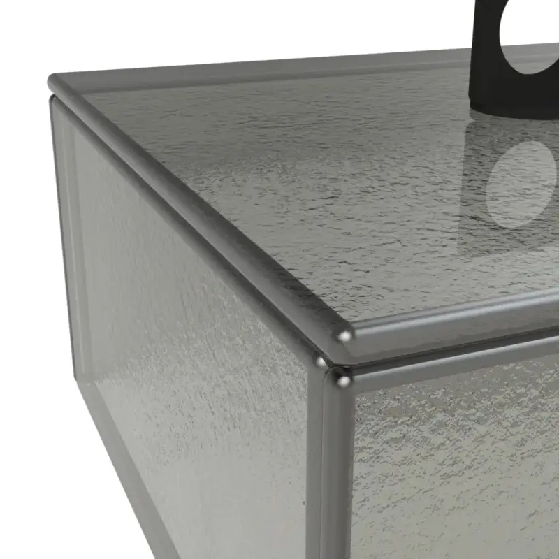 My Glass Studio Glass Food Cover, Grey - Set of 4 - 17.5 x 17.5 x 12.0 cm My Glass Studio Glass Food Cover, Grey - Set of 4 - 17.5 x 17.5 x 12.0 cm