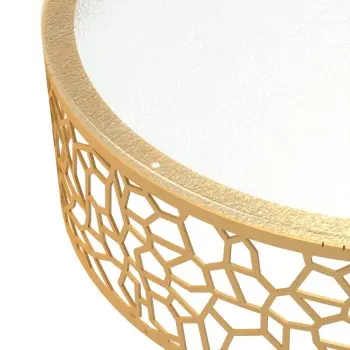 My Glass Studio Wedding Cake Stand, Clear - Set of 2 - Dia: 45 cm, H: 16 cm