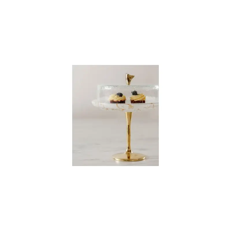 My Glass Studio Cake Stand & Dome, Natural - Set of 2 - Dia: 20 cm, H: 26 cm My Glass Studio Cake Stand & Dome, Natural - Set of 2 - Dia: 20 cm, H: 26 cm