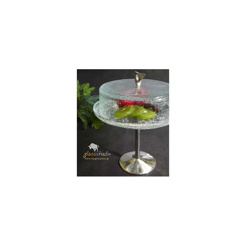 My Glass Studio Cake Stand & Dome, Black - Set of 2 - Dia: 20 cm, H: 26 cm My Glass Studio Cake Stand & Dome, Black - Set of 2 - Dia: 20 cm, H: 26 cm