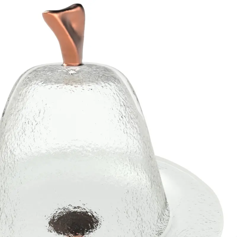 My Glass Studio Cake Stand & Dome, Clear - Set of 4 - Dia: 17 cm, H: 18 cm