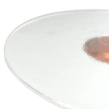 My Glass Studio Cake Stand, Clear - Set of 2 - Dia: 35 cm, H: 4 cm
