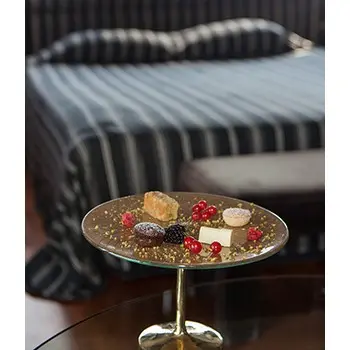 My Glass Studio Cake Stand, Clear - Dia: 24 cm, H: 15 cm