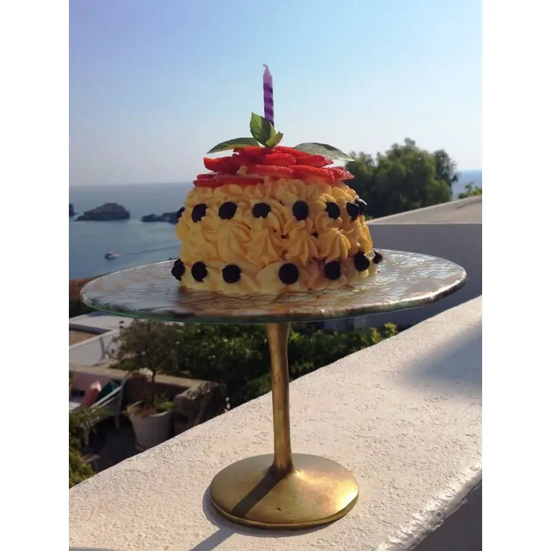My Glass Studio Cake Stand, White - Dia: 24 cm, H: 15 cm My Glass Studio Cake Stand, White - Dia: 24 cm, H: 15 cm