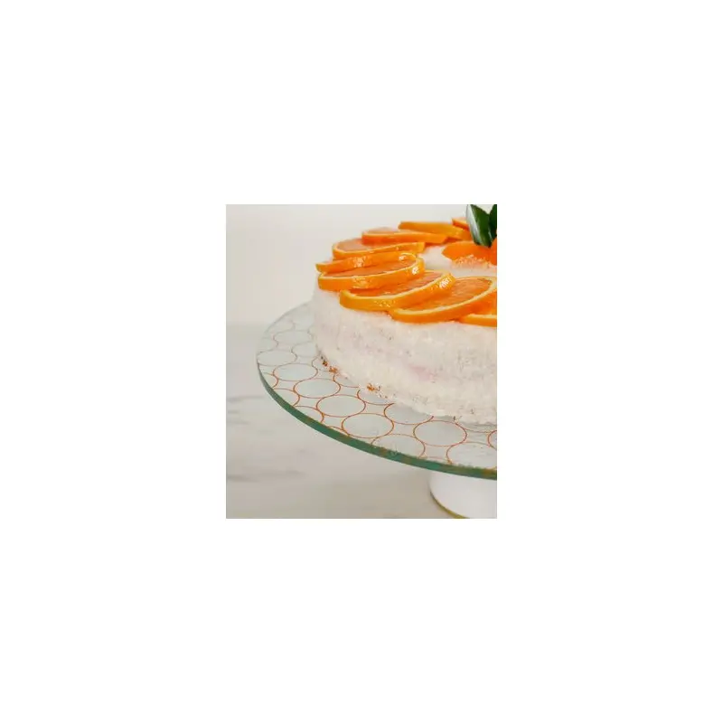 My Glass Studio Cake Stand, White - Set of 2 - Dia: 33 cm, H: 10 cm My Glass Studio Cake Stand, White - Set of 2 - Dia: 33 cm, H: 10 cm