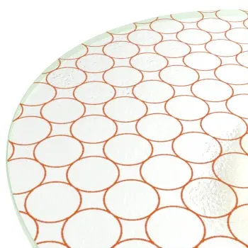 My Glass Studio Cake Stand, White - Set of 2 - Dia: 33 cm, H: 10 cm