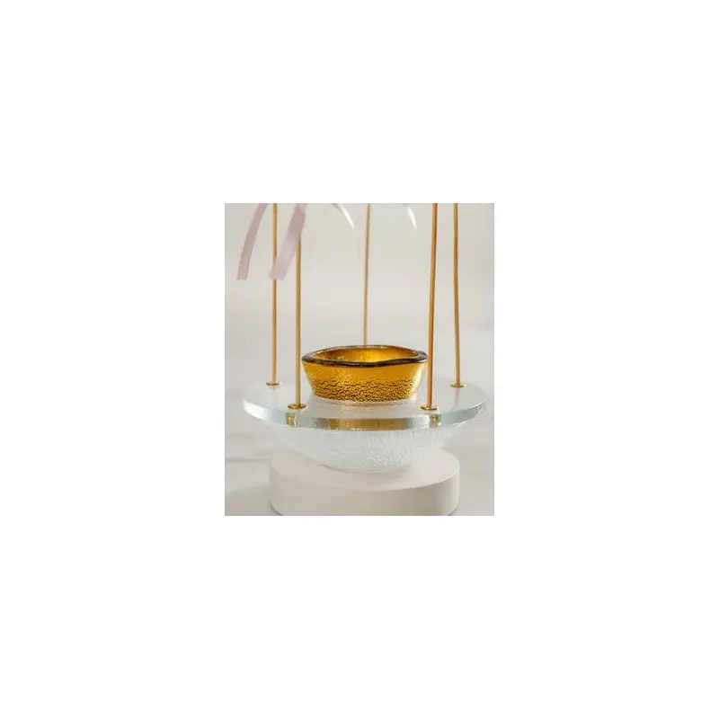 My Glass Studio Cake Pop Stand, Black - Set of 2 - Dia: 15 cm, H: 5 cm