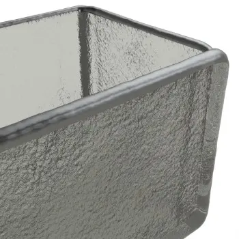 My Glass Studio Sugar Caddy, Grey - Set of 6 - 10.5 x 6.2 x 5 cm