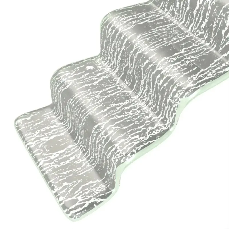 My Glass Studio Petit Fours Stand, Grey - Set of 8 - 33.0 x 9.3 x 9.0 cm