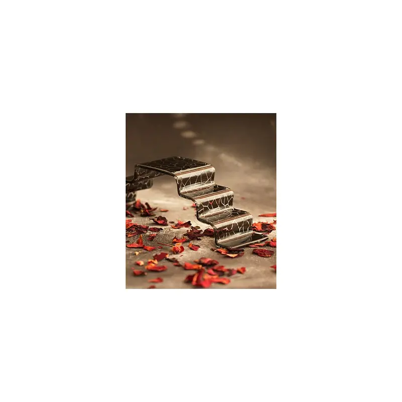 My Glass Studio Petit Fours Stand, Grey - Set of 8 - 33.0 x 9.3 x 9.0 cm