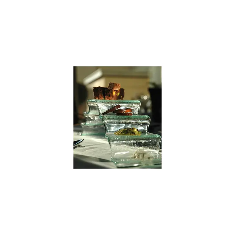 My Glass Studio Petit Fours Stand, Gold - Set of 8 - 33.0 x 9.3 x 9.0 cm My Glass Studio Petit Fours Stand, Gold - Set of 8 - 33.0 x 9.3 x 9.0 cm