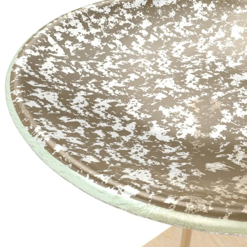 My Glass Studio Nut Bowl, Natural - Set of 4 - 17.5 x 11.0 x 15.0 cm