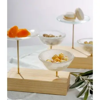 My Glass Studio Nut Bowl, Clear - Set of 4 - 17.5 x 8.0 x 15.0 cm