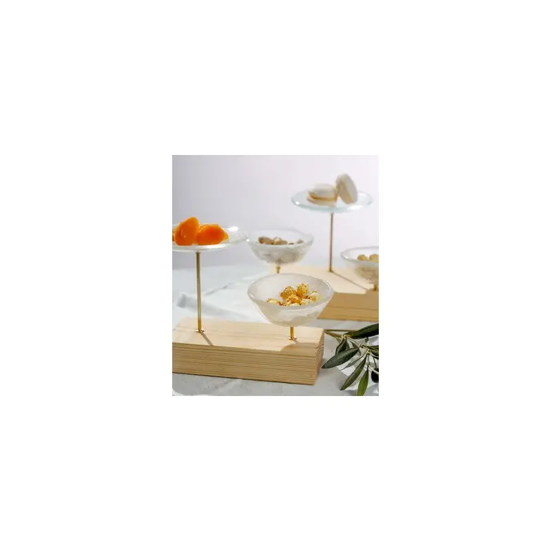 My Glass Studio Nut Bowl, Clear - Set of 4 - 17.5 x 8.0 x 15.0 cm