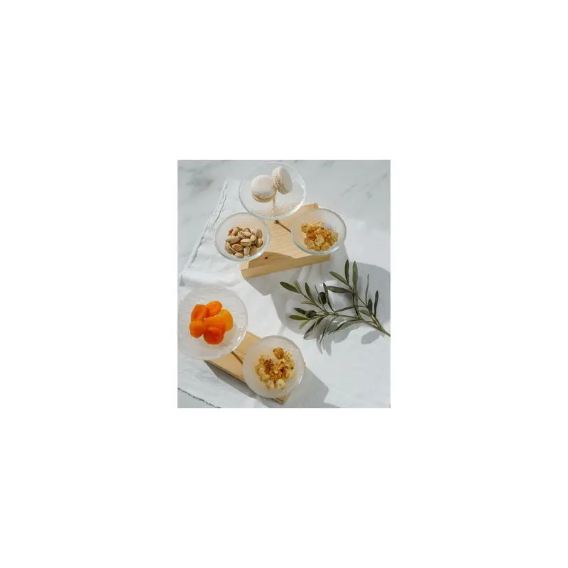 My Glass Studio Nut Bowl, Clear - Set of 4 - 17.5 x 8.0 x 15.0 cm