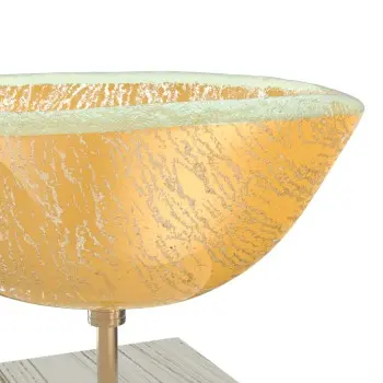 My Glass Studio Nut Bowl, Gold - Set of 4 - 17.5 x 8.0 x 15.0 cm