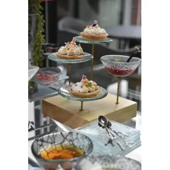 My Glass Studio Nut Bowl, Clear - Set of 4 - 21.5 x 21.5 x 19 cm