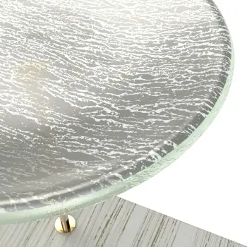 My Glass Studio Nut Bowl, Grey - Set of 4 - 17.5 x 11.0 x 15.0 cm
