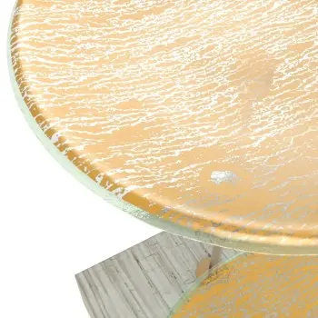 My Glass Studio Nut Bowl, Gold - Set of 4 - 21.5 x 21.5 x 19 cm