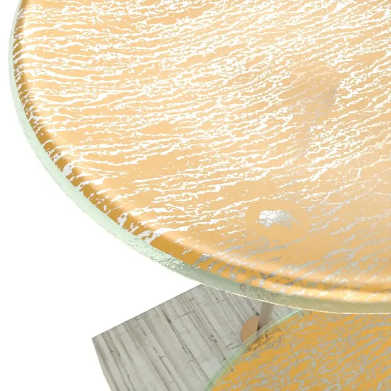 My Glass Studio Nut Bowl, Gold - Set of 4 - 21.5 x 21.5 x 19 cm