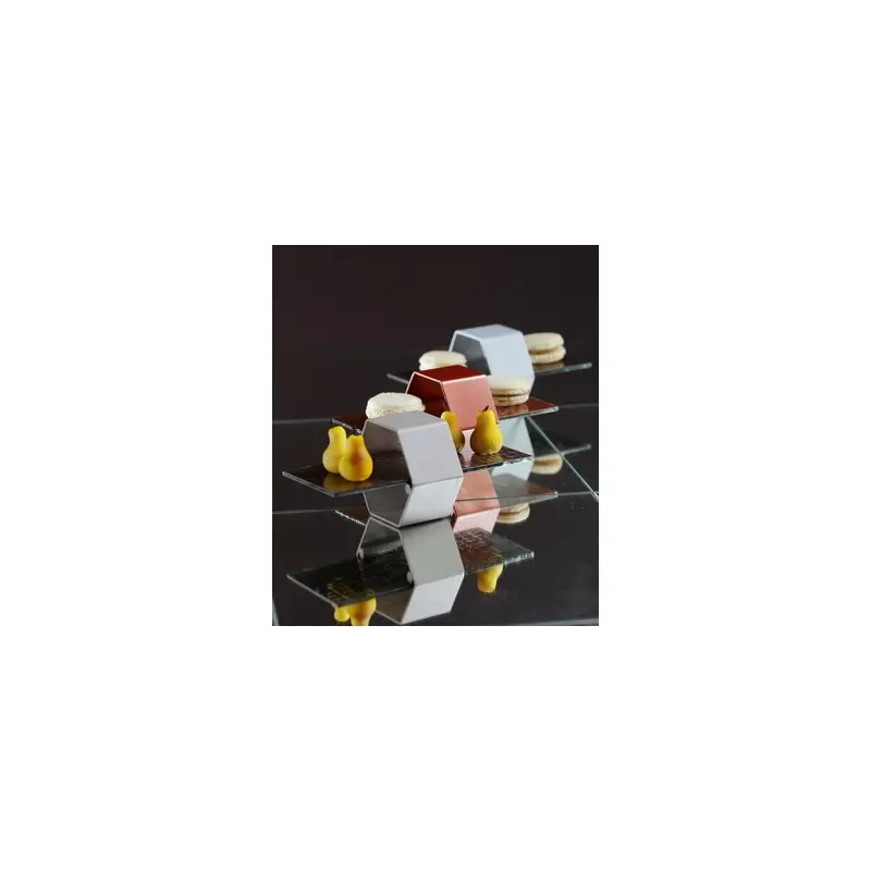 My Glass Studio Petit Fours Stand, White - Set of 4 - 20.0 x 9.5 x 8.5 cm My Glass Studio Petit Fours Stand, White - Set of 4 - 20.0 x 9.5 x 8.5 cm