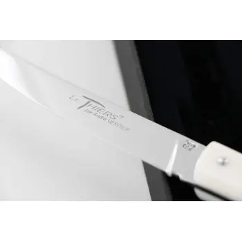 Andre Verdier Le Thiers Couleur 6Pc Knife - In Black Box - Off-White Acrylic Handle