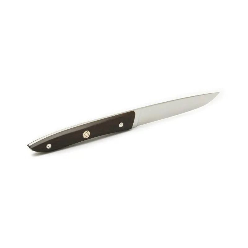 Perceval Table Knife - Adret Collection - Macassar Ebony Handle Perceval Table Knife - Adret Collection - Macassar Ebony Handle