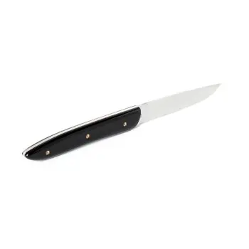 Perceval Table Knife - Ubac Collection - Black Krion Handle - Golden Screws