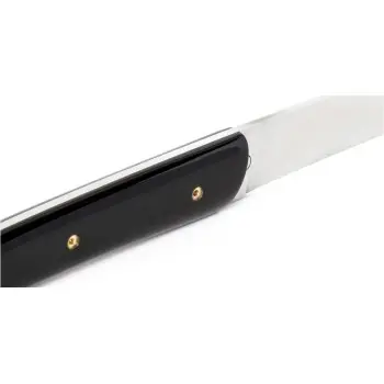 Perceval Table Knife - Ubac Collection - Black Krion Handle - Golden Screws
