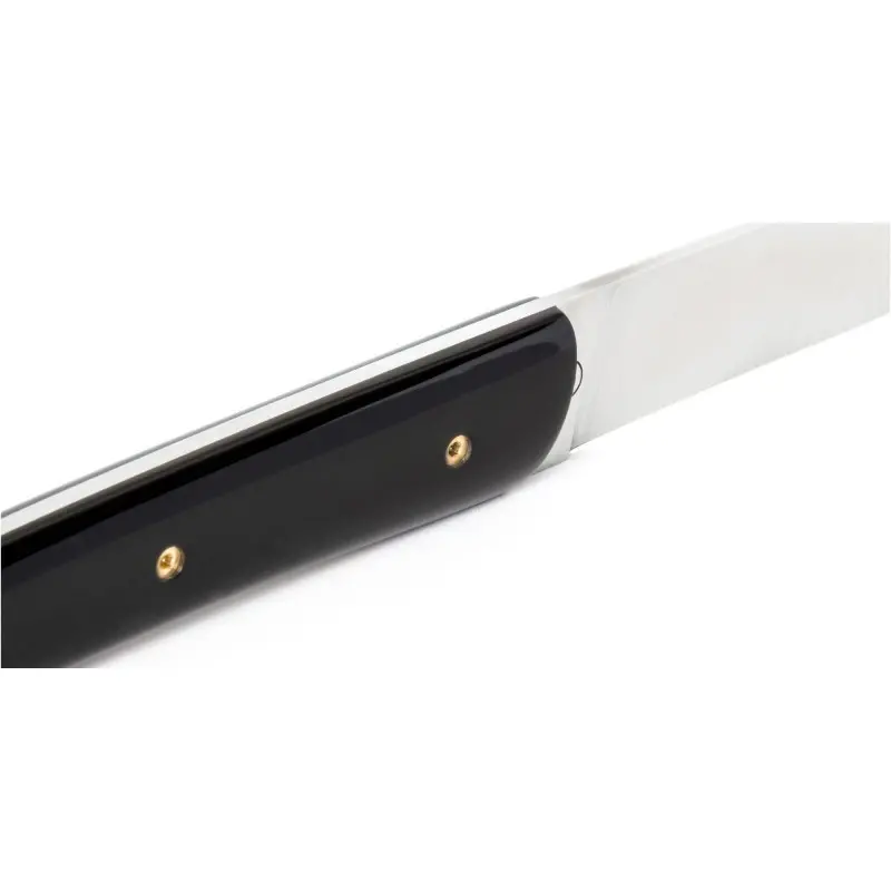 Perceval Table Knife - Ubac Collection - Black Krion Handle - Golden Screws