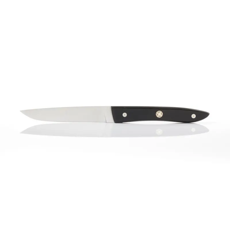 Perceval Table Knife - Adret Collection - Gabon Ebony Handle