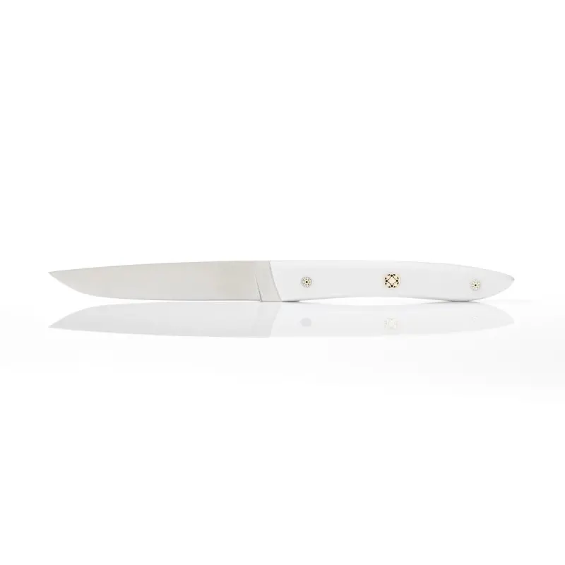 Perceval Table Knife - Adret Collection - White Krion Handle